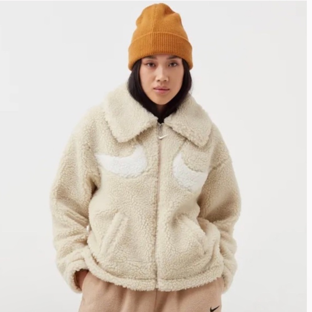 Nike zip up sherpa jacket size 2X
